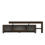 Hanah Home Soporte para TV Beliz Nogal con Luces LED